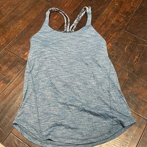 Lululemon blue top. Low back